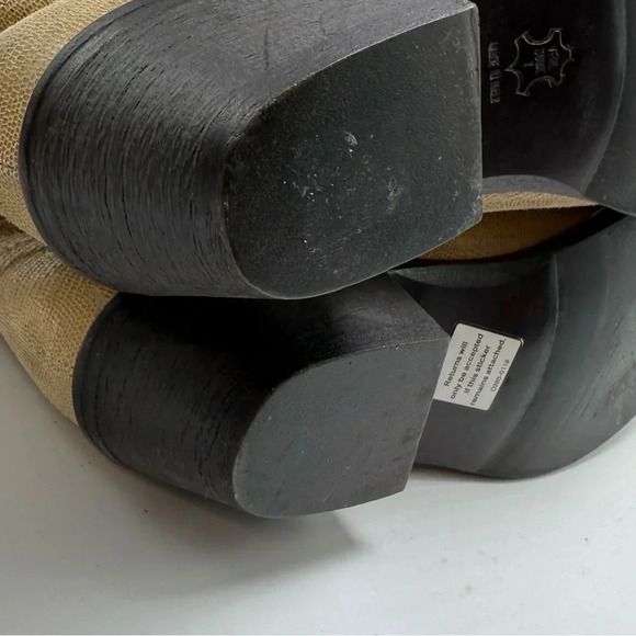 Alan Bilzerian ankle cowboy western leather bootie size 40 - Picture 5 of 9